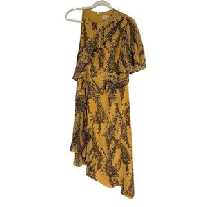 KEEPSAKE The Label Light Up Asymmetrical Midi Dress